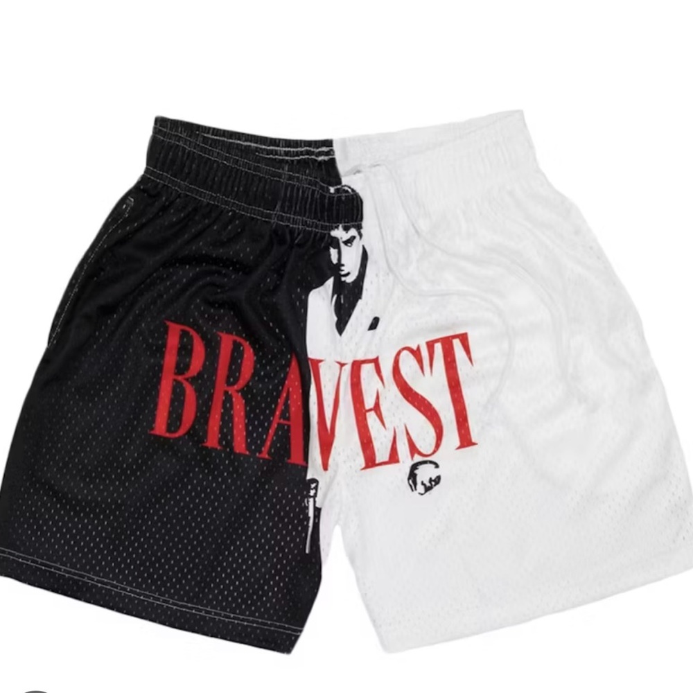 Bravest Studios “Scarface” Mens Mesh Shorts size S